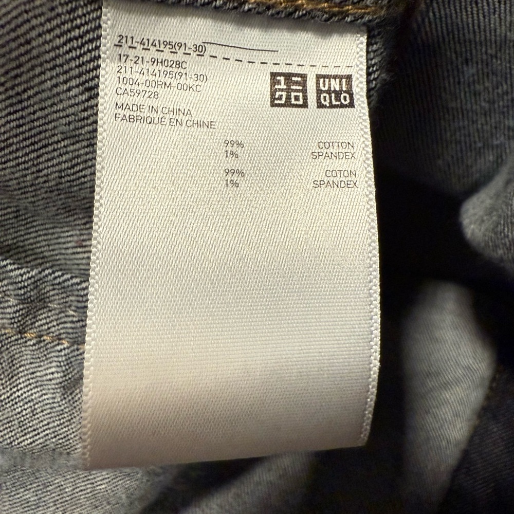 Uniqlo Dark Denim Jacket - Picture 4 of 4